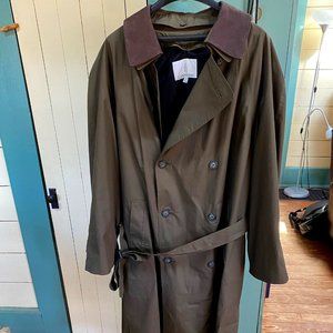 London Fog Trench Coat - Men's 44R - Double Breasted, Button-Out Lining